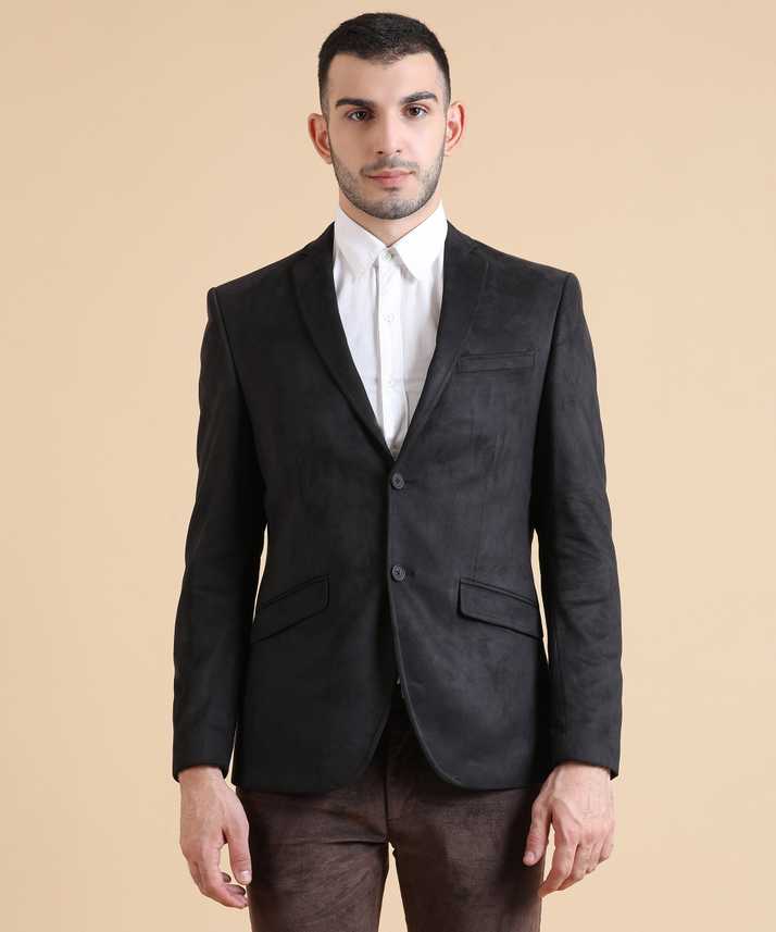 Blackberrys Solid Single Breasted Casual Men Blazer Buy