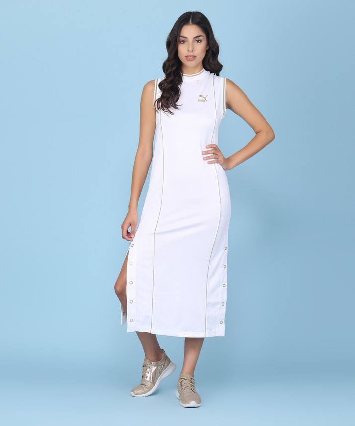 puma white dress