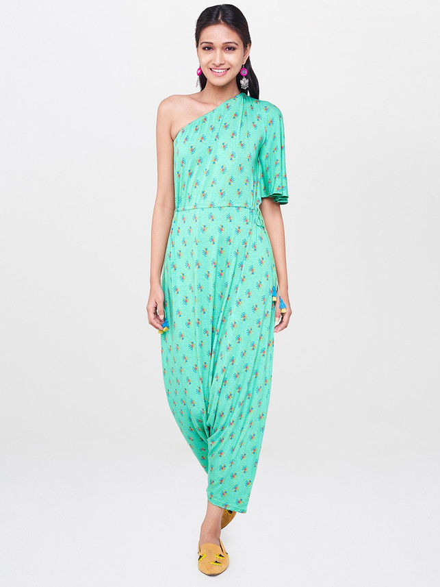 global desi blue jumpsuit