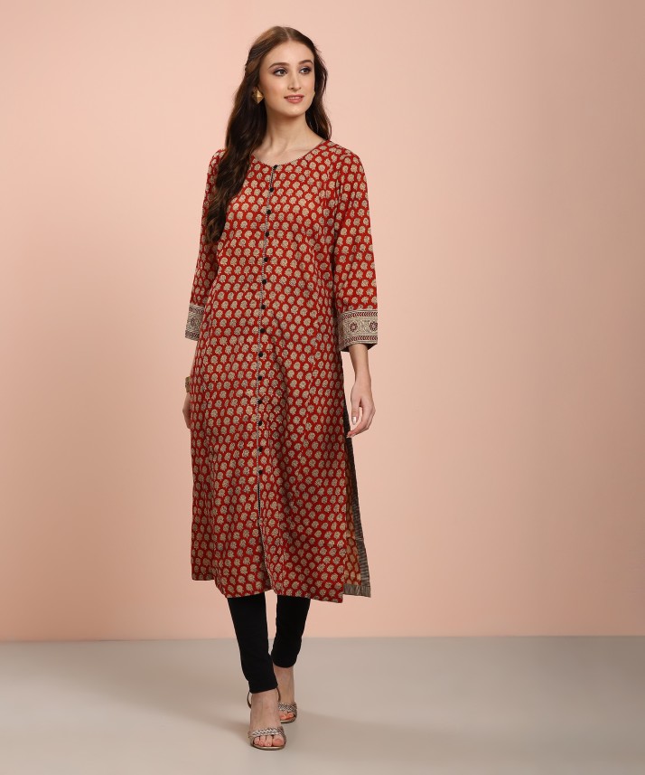 fabindia red kurta