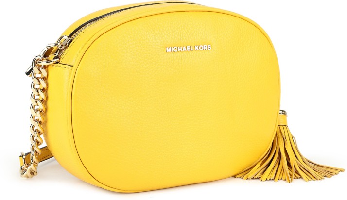 MICHAEL KORS Yellow Sling Bag SUNFLOWER 