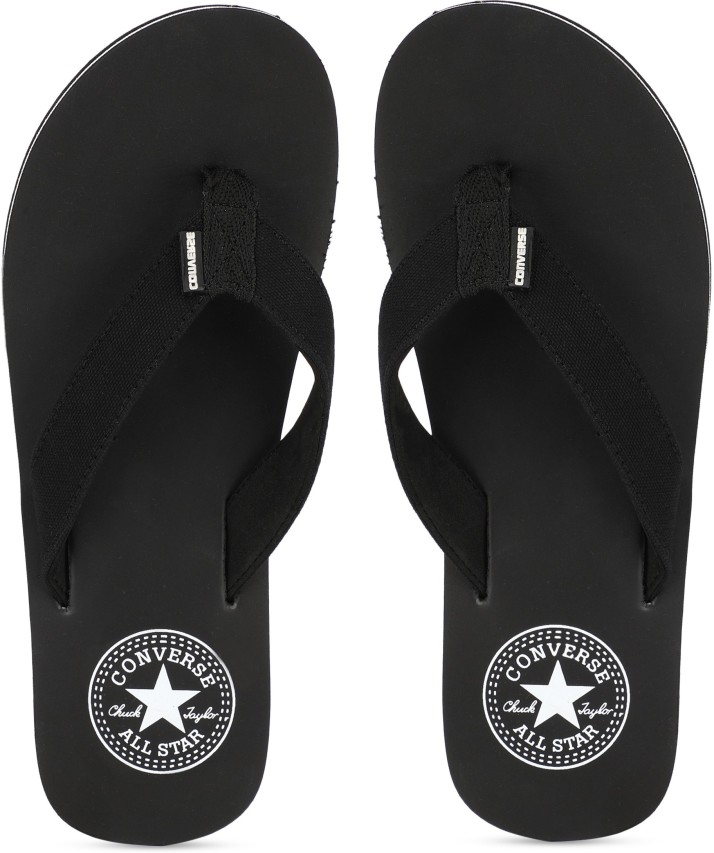 converse black flip flops