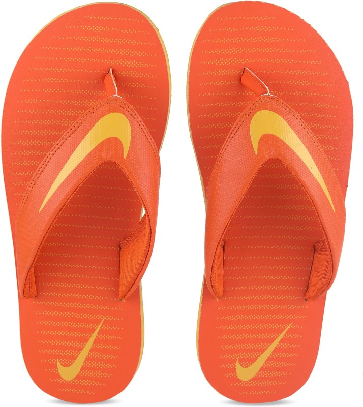 nike slippers red colour