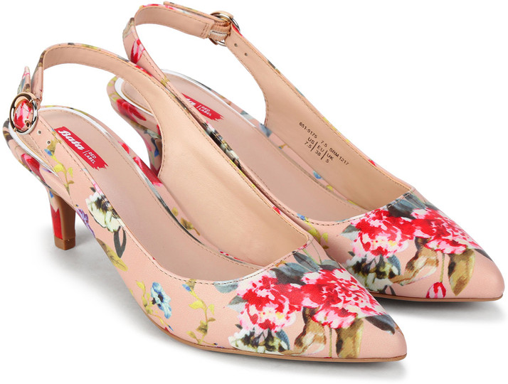 Bata floral heels Clearance