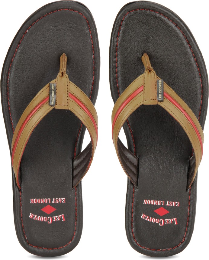 lee cooper men's leather sandals and floaters