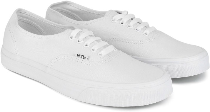 vans white canvas shoes