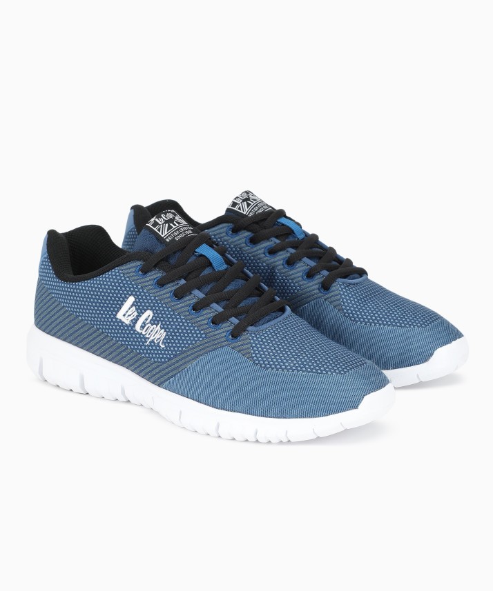 lee cooper blue sneakers