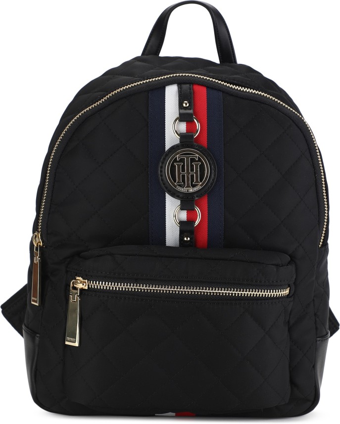 tommy hilfiger black mini backpack