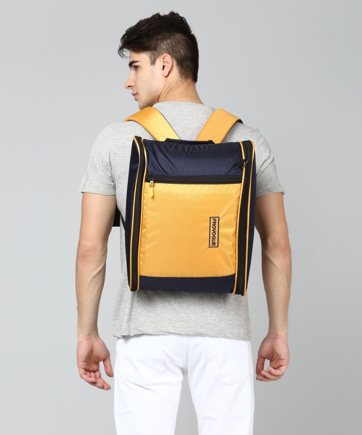 provogue navy blue backpack