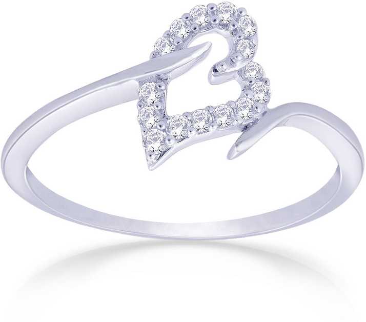 Malabar Gold And Diamonds R58757 18kt Diamond White Gold Ring Price In India Buy Malabar Gold And Diamonds R58757 18kt Diamond White Gold Ring Online At Flipkart Com