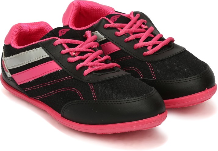 bata pink casual shoes