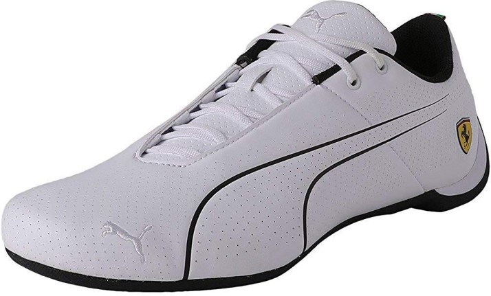 puma white motorsport shoes