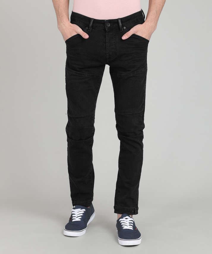 GAS Regular Men Black Jeans - Buy GAS 