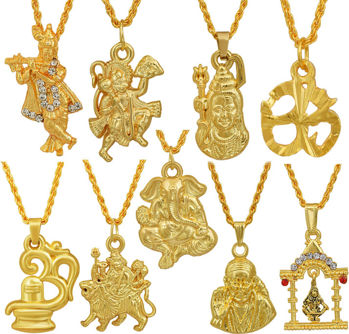 Gift Gold-plated Brass Pendant 