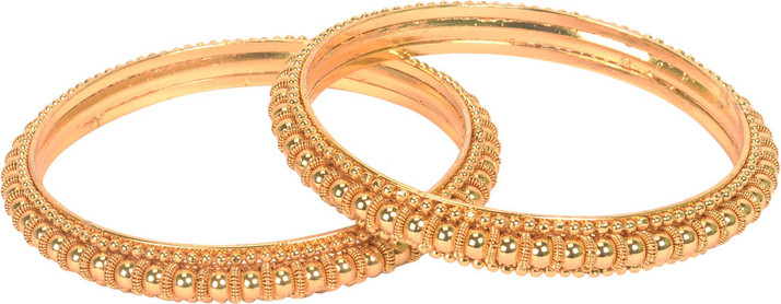 City Gold Copper Gold-plated Bangle Set 