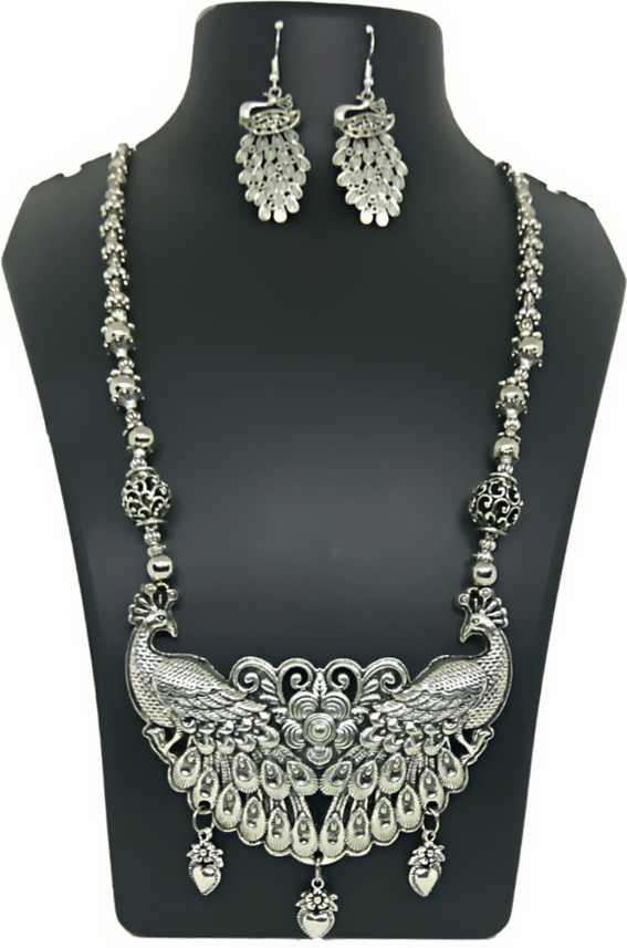 oxidised necklace flipkart