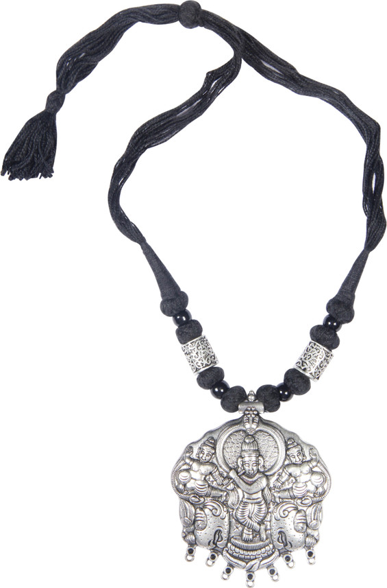 JAIPUR JEWELLERY HUB Oxidized Silver 
