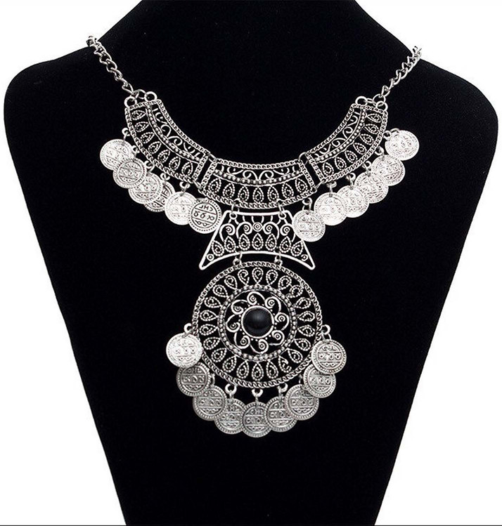 oxidised necklace flipkart