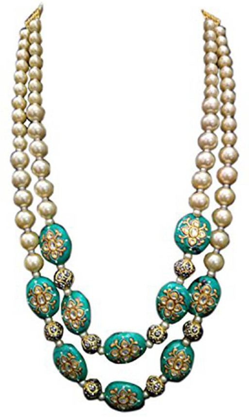 Kanishk Creations Feroza mani two lines 