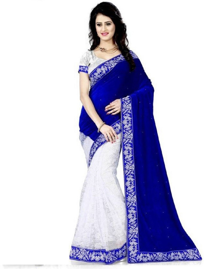 velvet saree flipkart