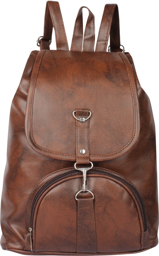 stylish leather college bags