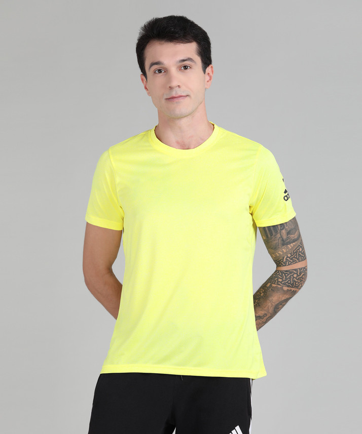 yellow adidas top mens