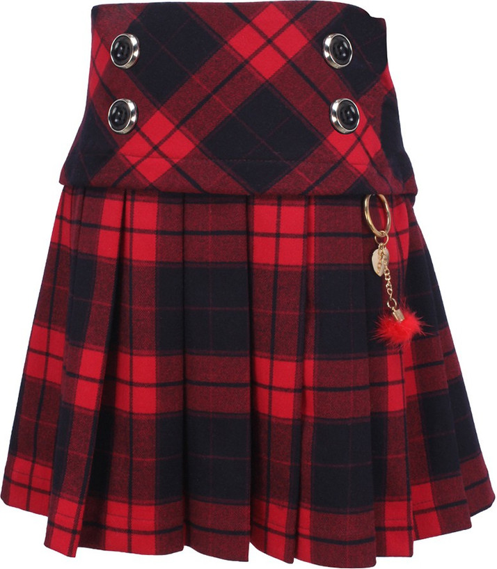 baby girl red skirt