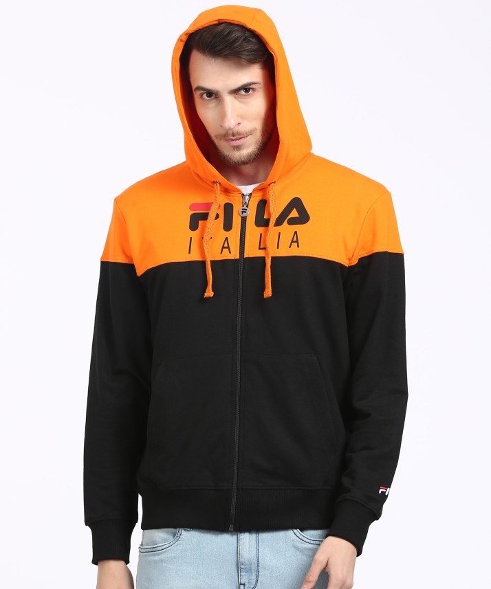 fila sweatshirt mens orange