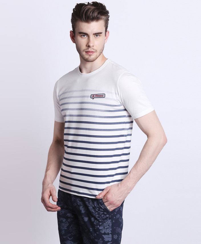 FBB - DJ \u0026C Striped Men Round or Crew 