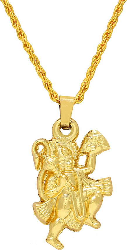 memoir Gold plated Hanuman Bajrang bali 