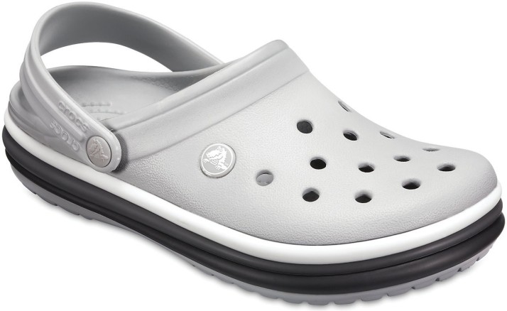grey men crocs
