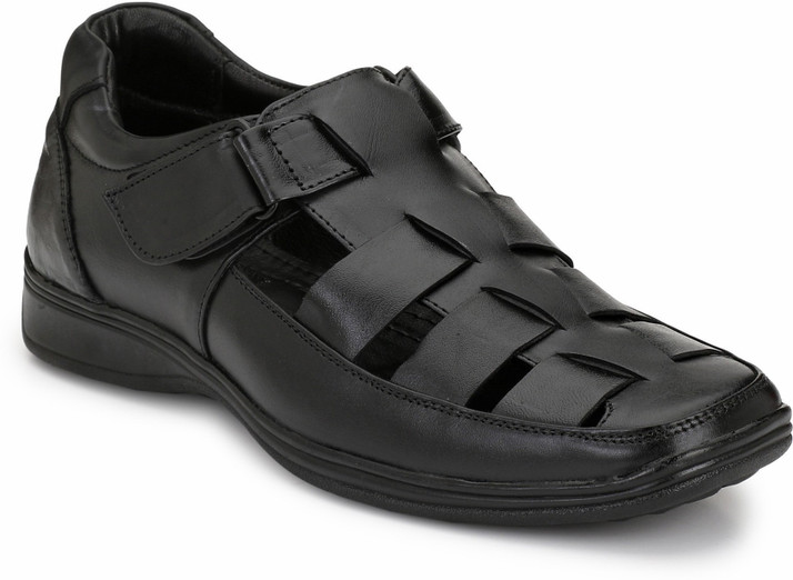 comfy black sandals