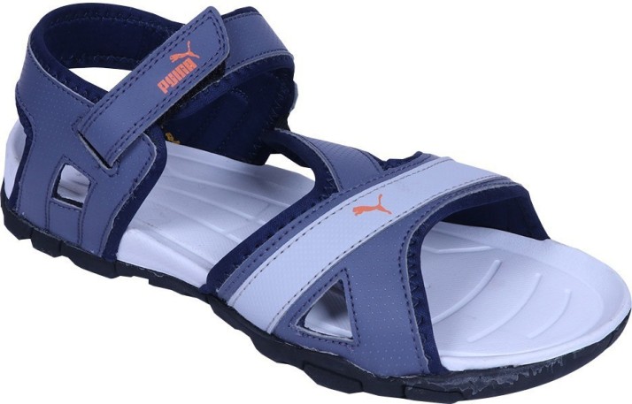 puma men blue sports sandals