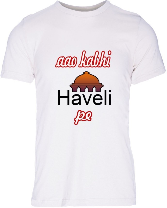 aao kabhi haveli pe t shirt flipkart