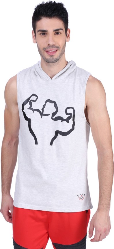 sleeveless t shirts for gym flipkart