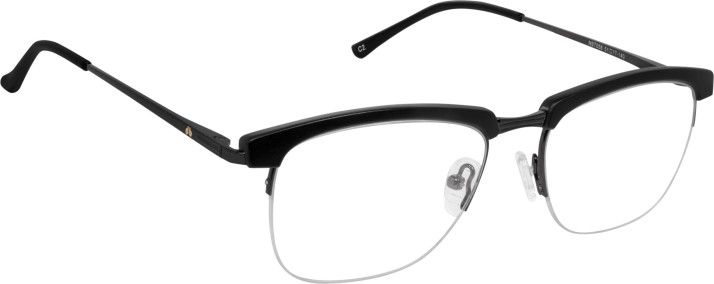 half rim clubmaster glasses