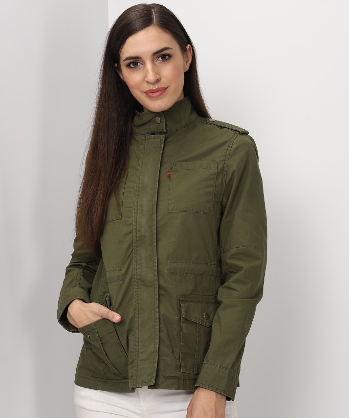 levi's green jacket women's