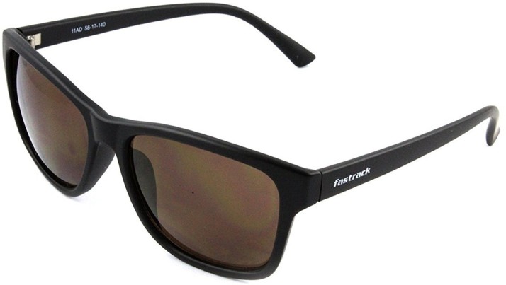 fastrack brown wayfarer sunglasses