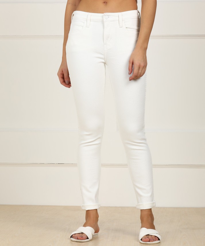 levi's white jeans womens