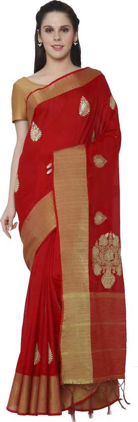 buy parvati woven banarasi poly silk red sarees online best price in india flipkart com flipkart