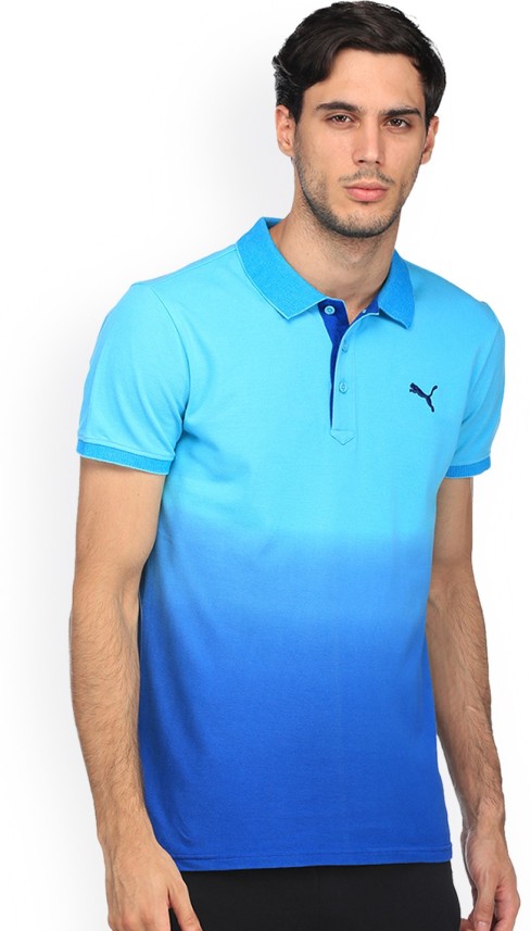 puma blue polo t shirt