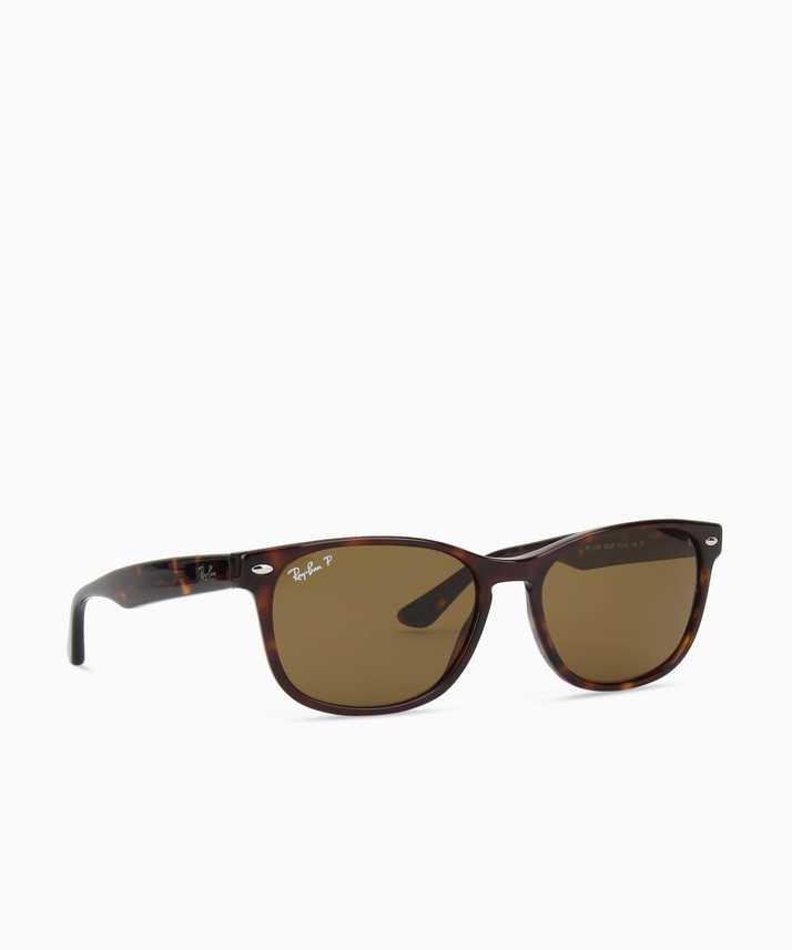 Buy Ray Ban Wayfarer Sunglasses Brown For Men Online Best Prices In India Flipkart Com