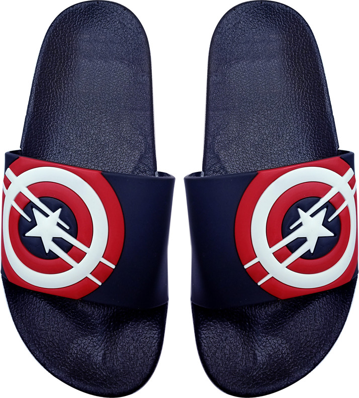 captain america slippers mens