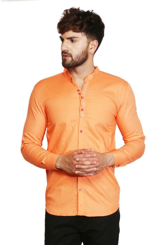 light orange shirt mens