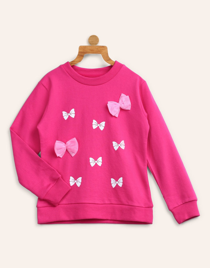 Full Sleeve Printed Girls Sweatshirt 