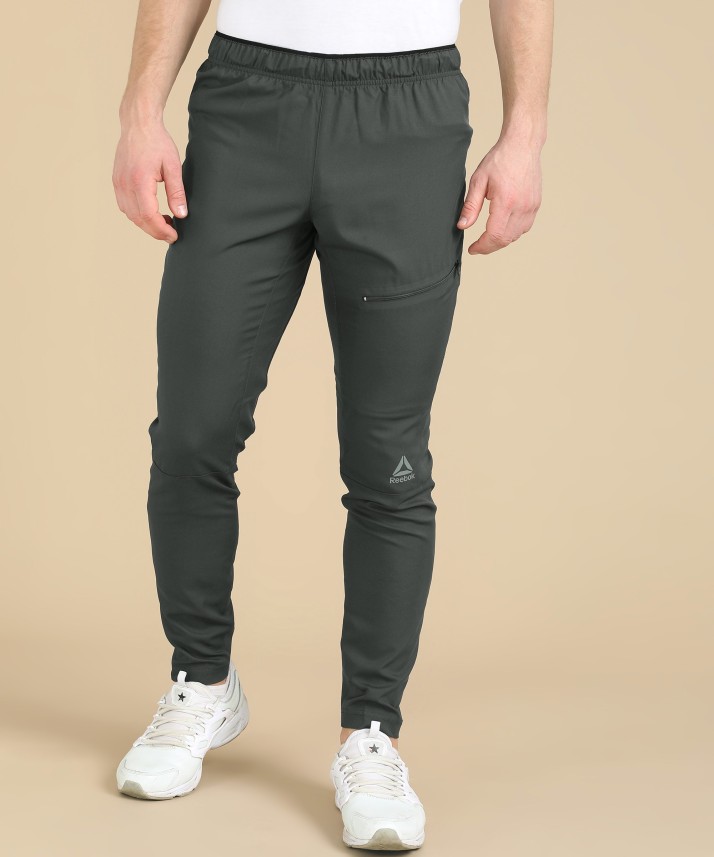 REEBOK Solid Men Grey Track Pants - Buy 
