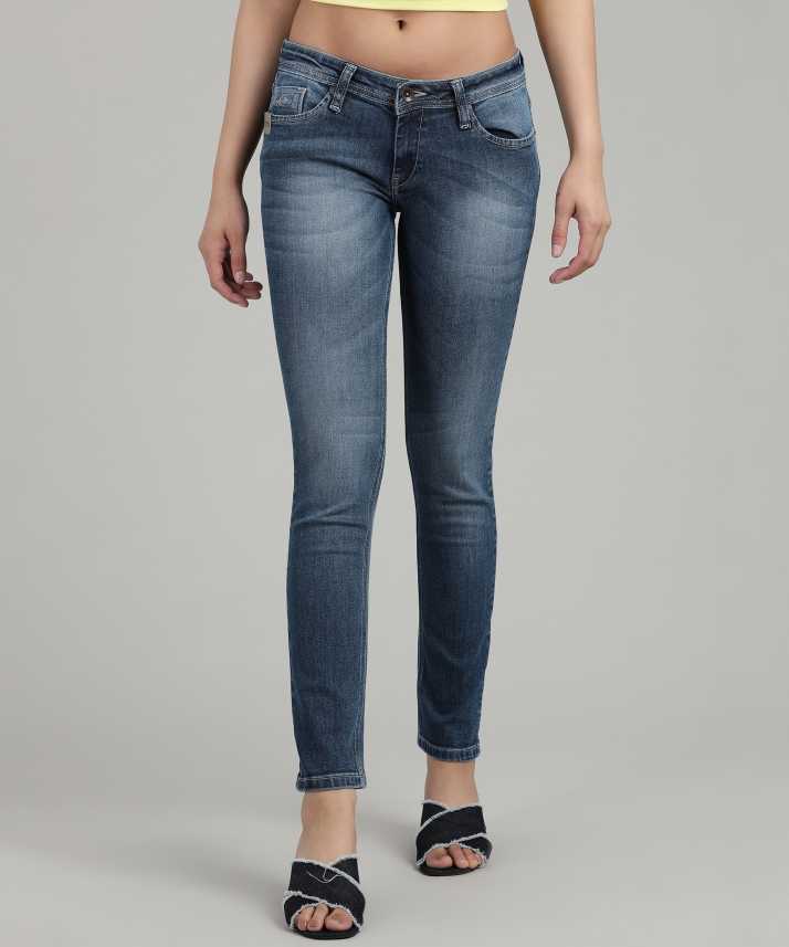 Pepe Slim Women Dark Blue Jeans - Buy Pepe Jeans Slim Women Dark Blue Jeans Online at Best Prices in India | Flipkart.com
