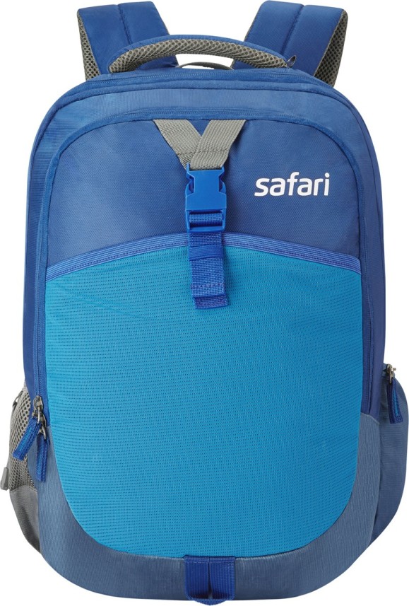 safari signature blue backpack