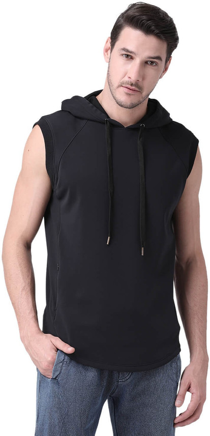 Sleeveless hoodie flipkart Clearance