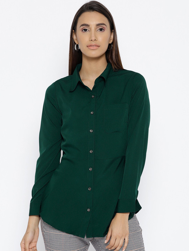 green shirt women's